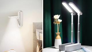 Foldable USB Desk Lamp with Adjustable Brightness - 2 Colours