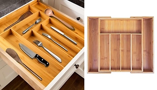 Multi-Purpose Bamboo Expandable Organiser!