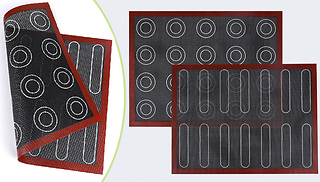 Perforated Non-Stick Silicone Baking Mat - 2 Designs