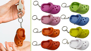8-Pack Novelty Sandal Keyring