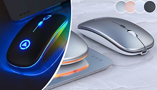 Slim LED Wireless Mouse - 4 Colours