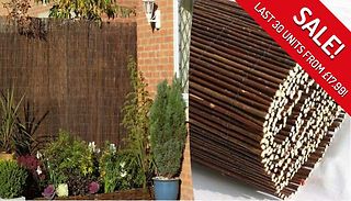 Willow Natural Garden Fence Panel Roll - 2 Sizes
