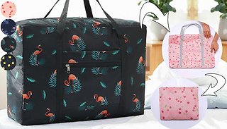 1 or 2 Large Travel Foldable Luggage Organising Bags - 4 Designs
