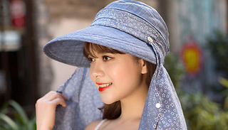 Face & Neck Protecting Sun Hat - 7 Colours