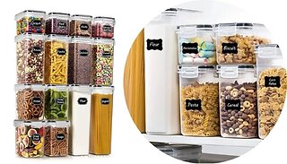 14-Pack Airtight Food Storage Containers Set