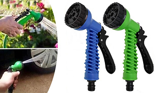 Expandable Deluxe Flexible Hose With Spray Nozzle - Up To 150ft Long!