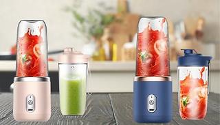 6-Blade USB Portable Juicer with Cup - 2 Colours