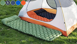 Inflatable Portable Sleeping Bed with Pillow - 5 Colours