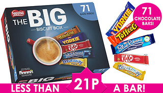 The Big Nestl Biscuit Box - 71 Chocolate Bars