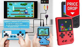 2-Player Retro Games Console with 400+ Games - 4 Colours