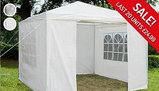 3m Waterproof Garden Gazebo with Removable Sides - 2 Colours