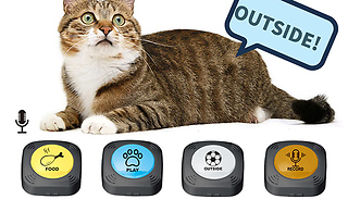 4-Pack Pet Training Electronic Buttons