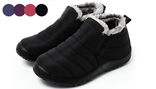Water-Resistant Fleece Lined Boots - 8 Sizes & 4 Colours