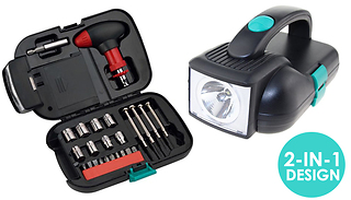 2-in-1 Super Bright Torch with Built-In Tool Kit