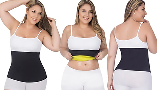 1 or 2-Pack of Glamza Hot Abs Waist Slimmers - 3 Sizes