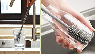 Silicone Bottle Cup Cleaning Scrubber Brush