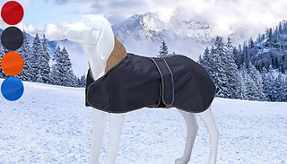 Dog's Fleece-Lined Winter Jacket - 4 Colours & 6 Sizes
