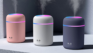 USB Portable Air Humidifier with Colour Changing Lights