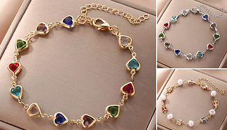 Ladies Gem Adorned Bracelets - 6 Designs