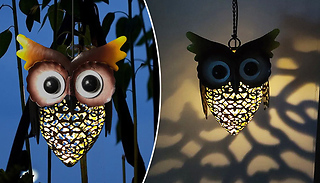 Solar-Powered LED Owl Decorative Garden Light