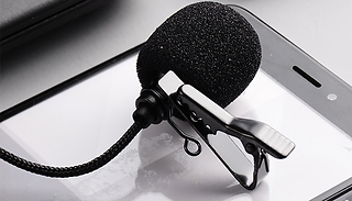 Lavalier Omnidirectional Clip-On Microphone