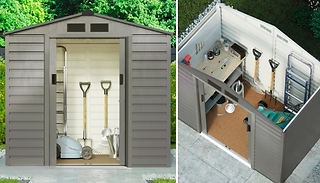 Waltons Metal Shed with Optional Foundation Kit - Apex or Pent
