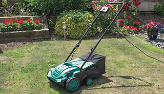 2-in-1 1500W Aerator & Scarifier Garden Lawn Raker