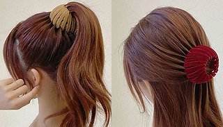 3-Pack of Expandable Automatic Scrunchie Hairbands