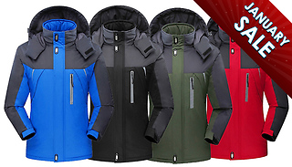 Wind & Waterproof Thermal Fleece-Lined Unisex Jacket - 3 Colours