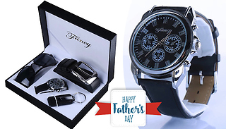 Father's Day Luxury Gift Box - Includes a Watch, Sunglasses & More!