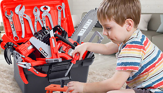 29-Piece Kids' Electric Drill & Builder Tool Set