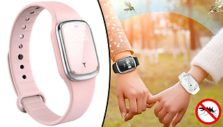Ultrasonic Electric Mosquito Repellent Wristband Watch - 2 Colours