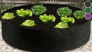 Round Fabric Garden Planter Pot - 3 Colours & 3 Sizes