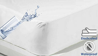 Waterproof Fitted Mattress Protector - 3 Sizes