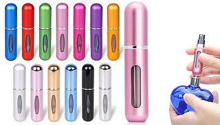 Mini Refillable Portable Perfume Spray Bottles - 13 Colours