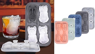 French Bulldog Silicone Ice Cube Mould Tray - 5 Colours