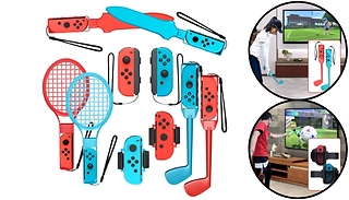 10-in-1 Sports Accessories Bundle for Nintendo Switch