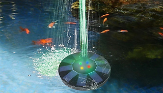 Solar LED Light-Up Garden Water Fountain