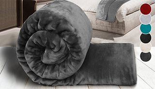 Large Super Soft Faux Fur Mink Throw - 6 Colours