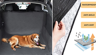 2-In-1 Car Back Seat Waterproof Pet Protective Mat