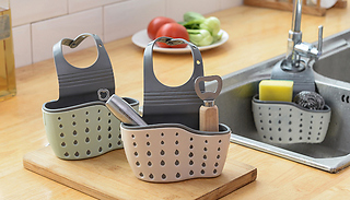 1 or 2-Pack Adjustable Hanging Sink Caddy - 3 Colours