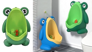 Frog Wall-Mounted Kids Urinal - 2 Colours!