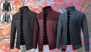 Zip-Up Quilted Harrington Jacket - 5 Colours, 6 Sizes