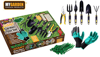 Giant Garden Tool Set with Claw Gloves