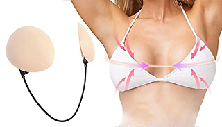 Womens Invisible Push Up Bra - 3 Shapes & 2 Colours