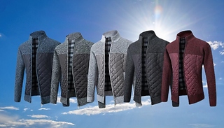 Zip-Up Quilted Harrington Jacket - 5 Colours, 6 Sizes