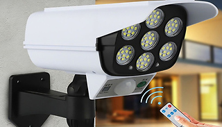 77-LED Solar Security Dummy Camera Light