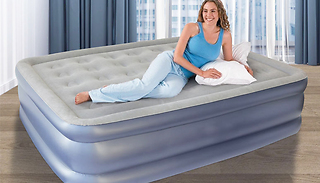 Inflatable High-Raised Air Bed - 2 Sizes