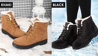 Faux Fur Winter Boots - 5 Colours & 8 Sizes