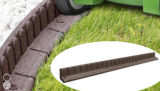 1-24 Pack of Lawnmower Flexi-Edge Border Guards - 2 Colours